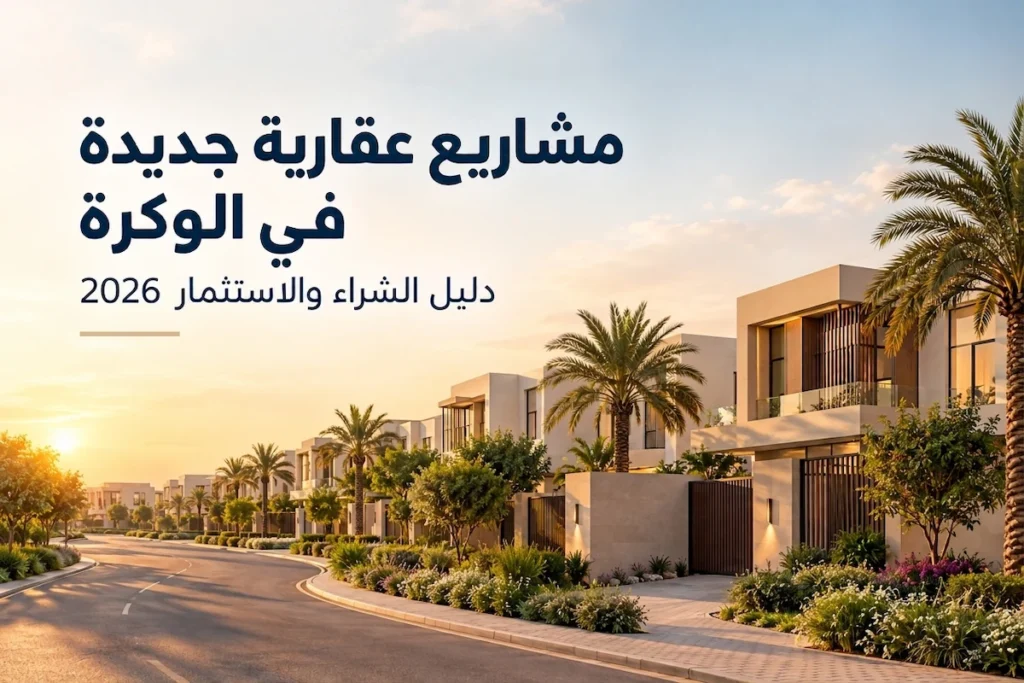 مشاريع عقارية جديده في الوكرة